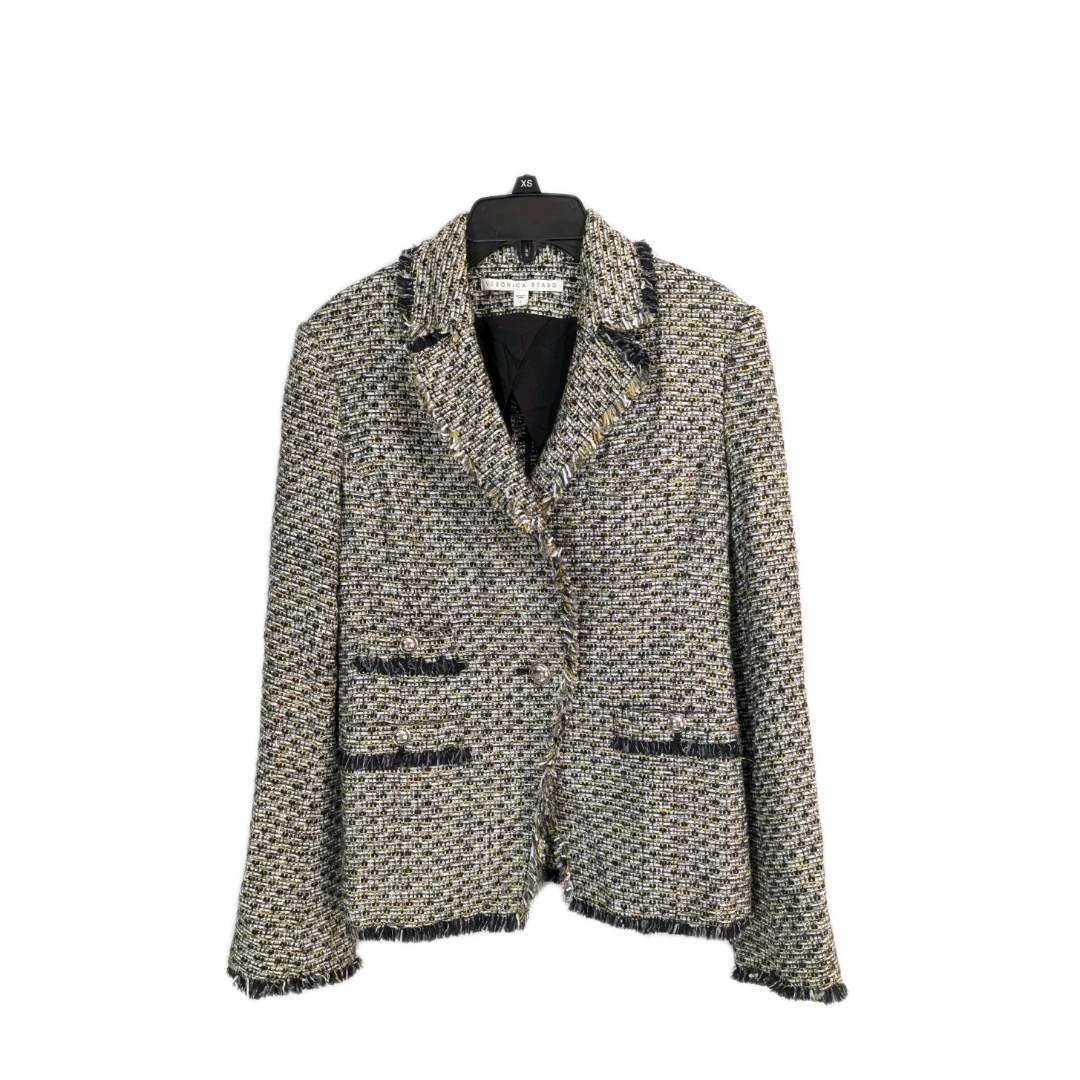 Veronica Beard Blazer Sz 4 Women Tweed Jacket Fabian Classic Fashion